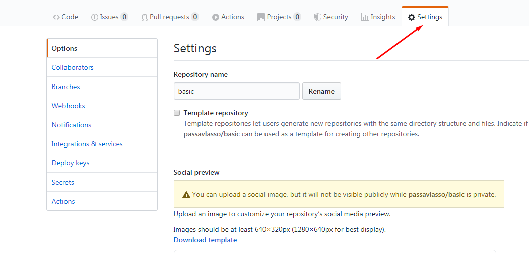 Зробити репозиторій приватним
