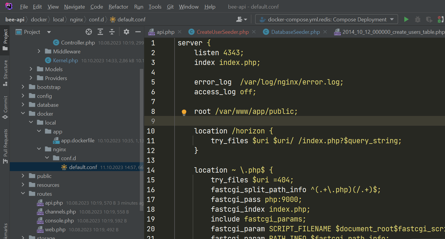 Docker app.dockerfile